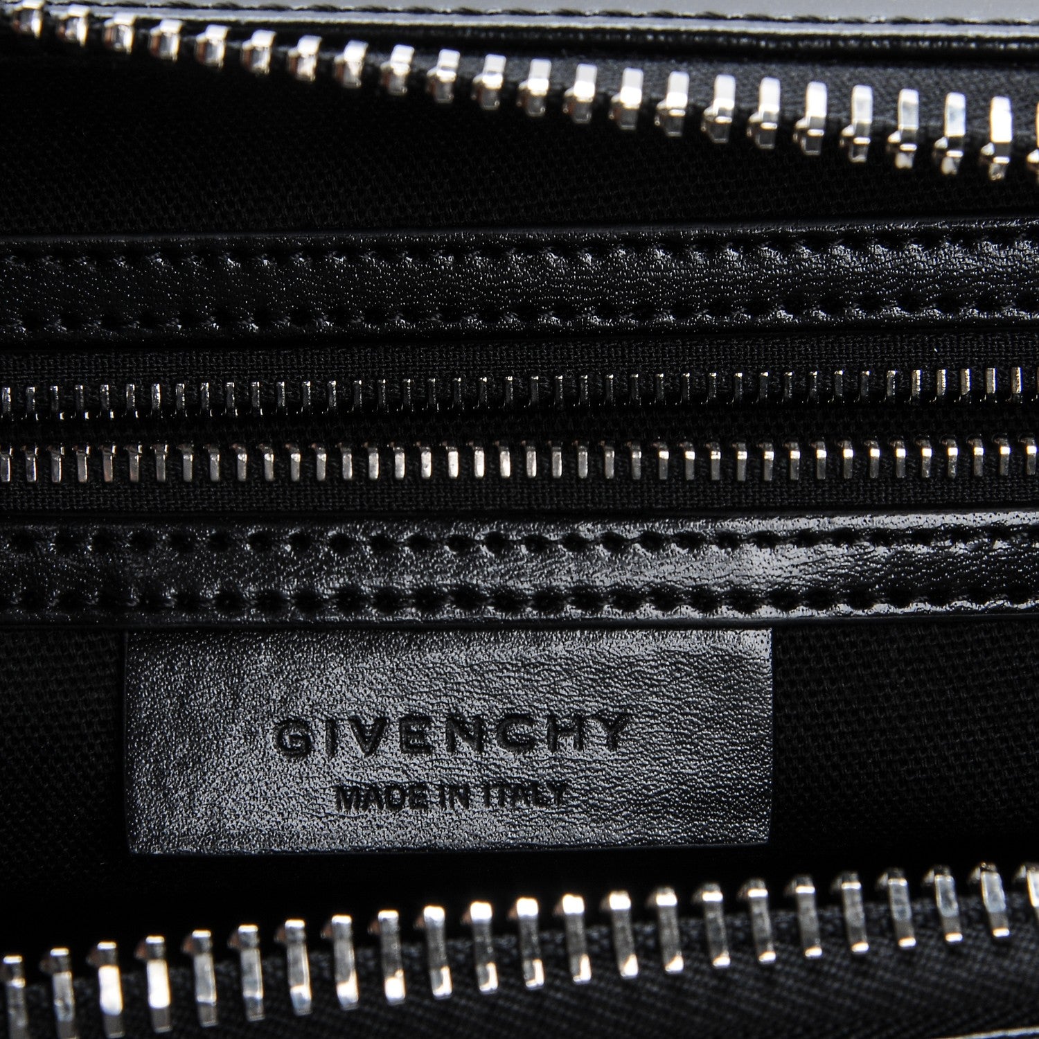 Givenchy Shiny Lord Calfskin Medium Antigona Black 6 of 7