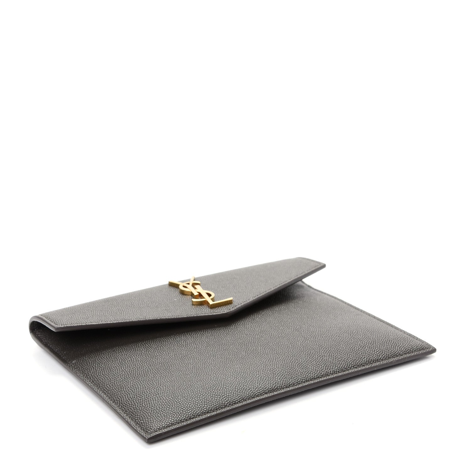 Saint Laurent Grain De Poudre Uptown Baby Pouch Pebble 4 of 7