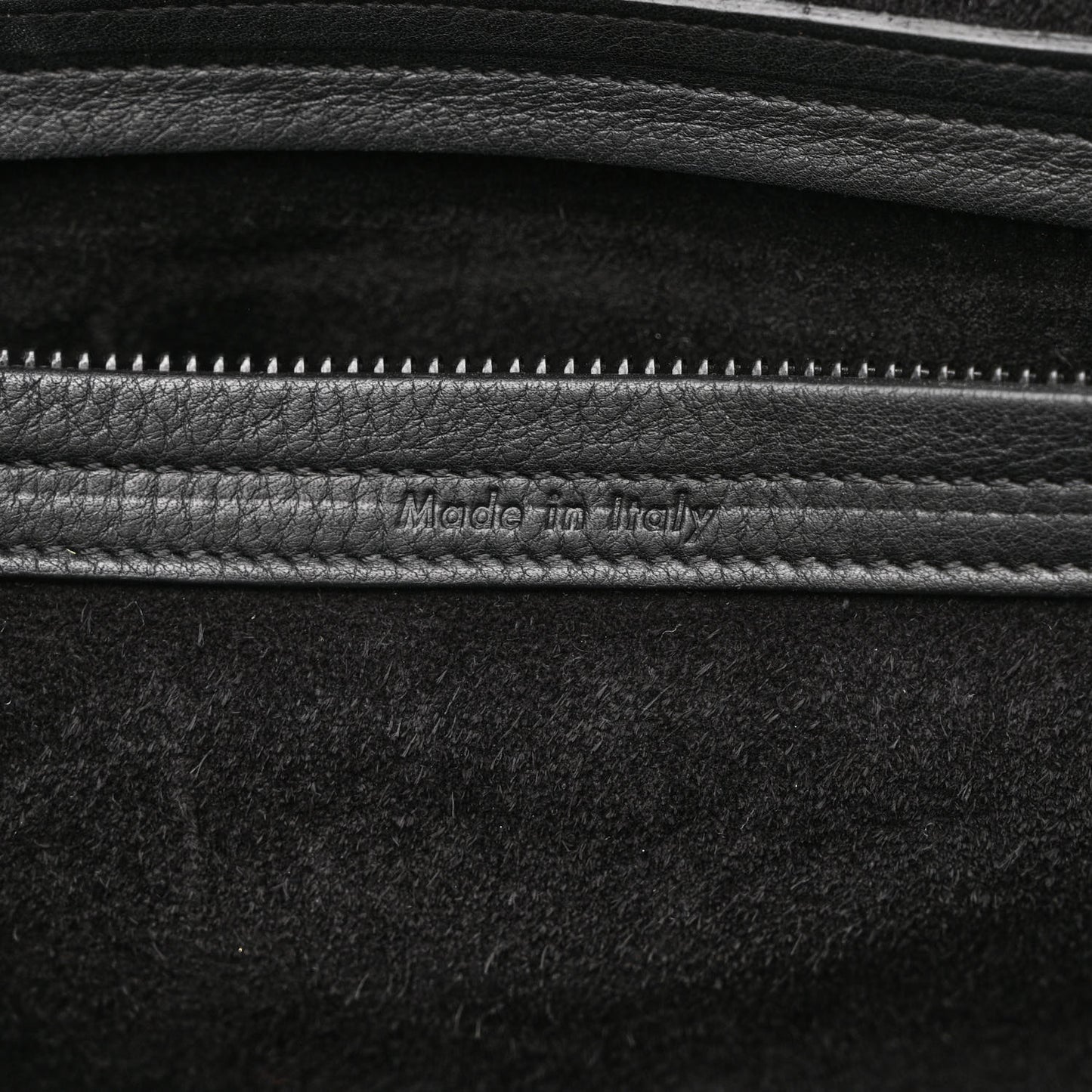 Supple Calfskin Medium Phantom Luggage Black