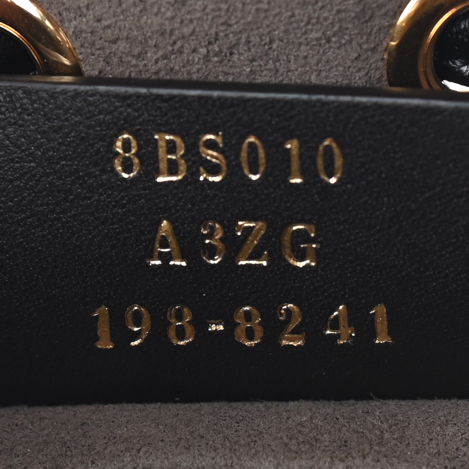 Fendi Vitello Liberty F is Fendi FF 1974 Embossed Mini Mon Tresor Bucket Bag Black 7 of 9