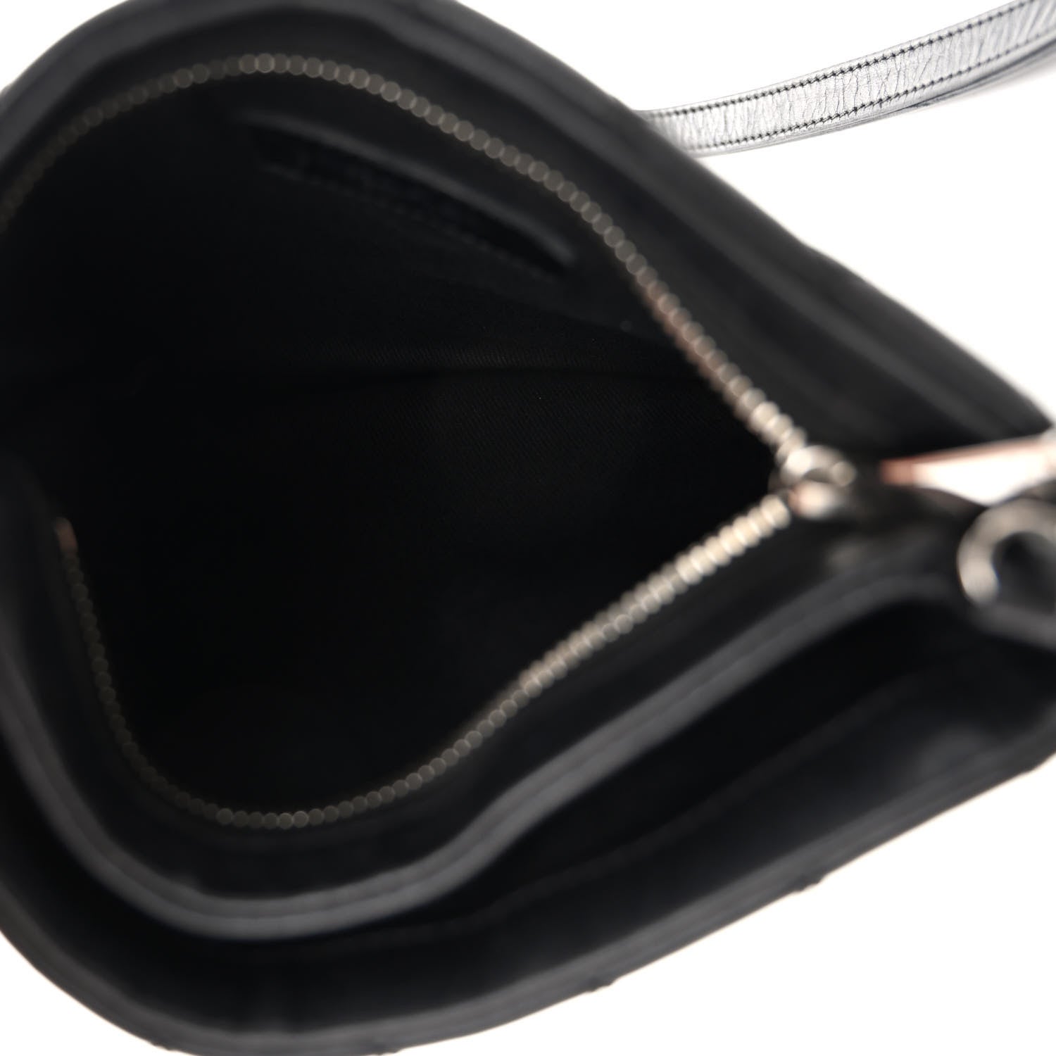 Chanel Aged Calfskin Quilted Crossbody Bag Black 5 of 10