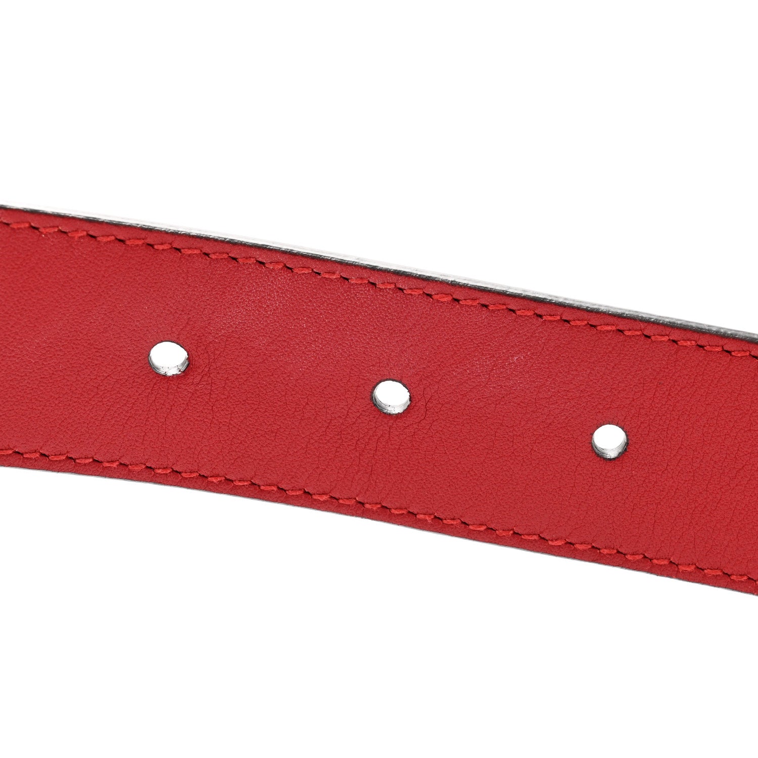 Gucci Moon Calfskin Crystal Dionysus 30mm Belt 85 34 Red 4 of 5