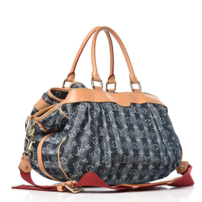 Louis Vuitton Denim Raye Cabas GM 3 of 18