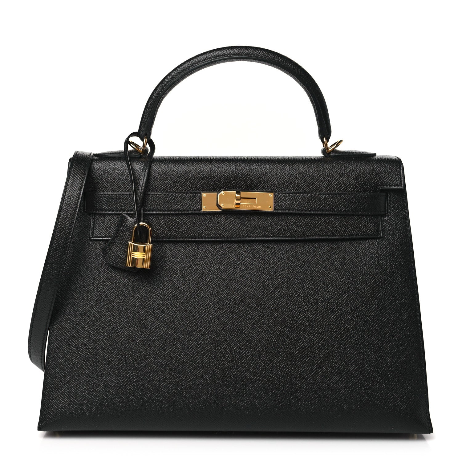 Hermes Epsom Kelly Sellier 32 Black 1 of 10