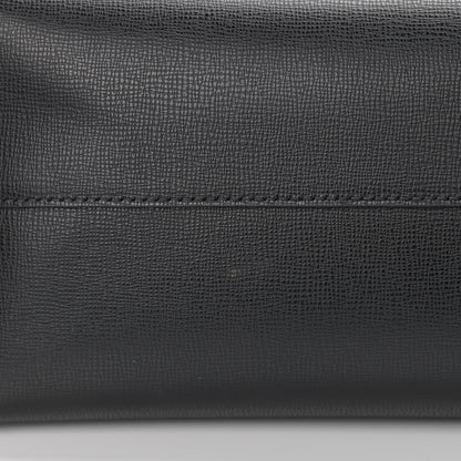 Tom Ford Grained Calfskin Small T Tote Black 9 of 10