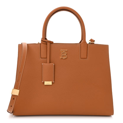 Burberry Grained Calfskin Small Frances Tote Warm Russet 1 of 10