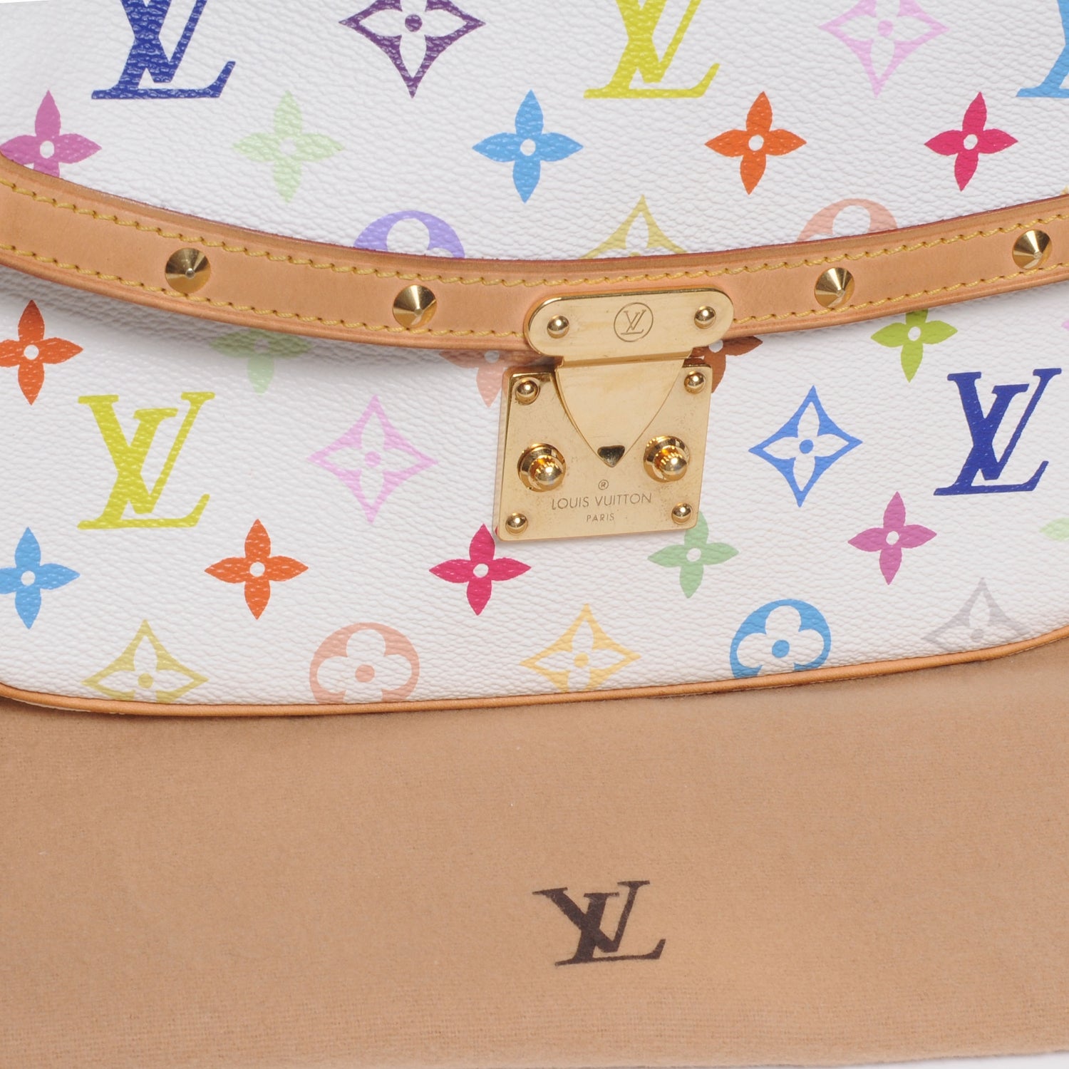 Louis Vuitton Monogram Multicolor Sologne White 5 of 8