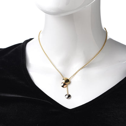 Cartier 18K Pink Yellow White Gold Sweet Trinity Drop Necklace 2 of 5