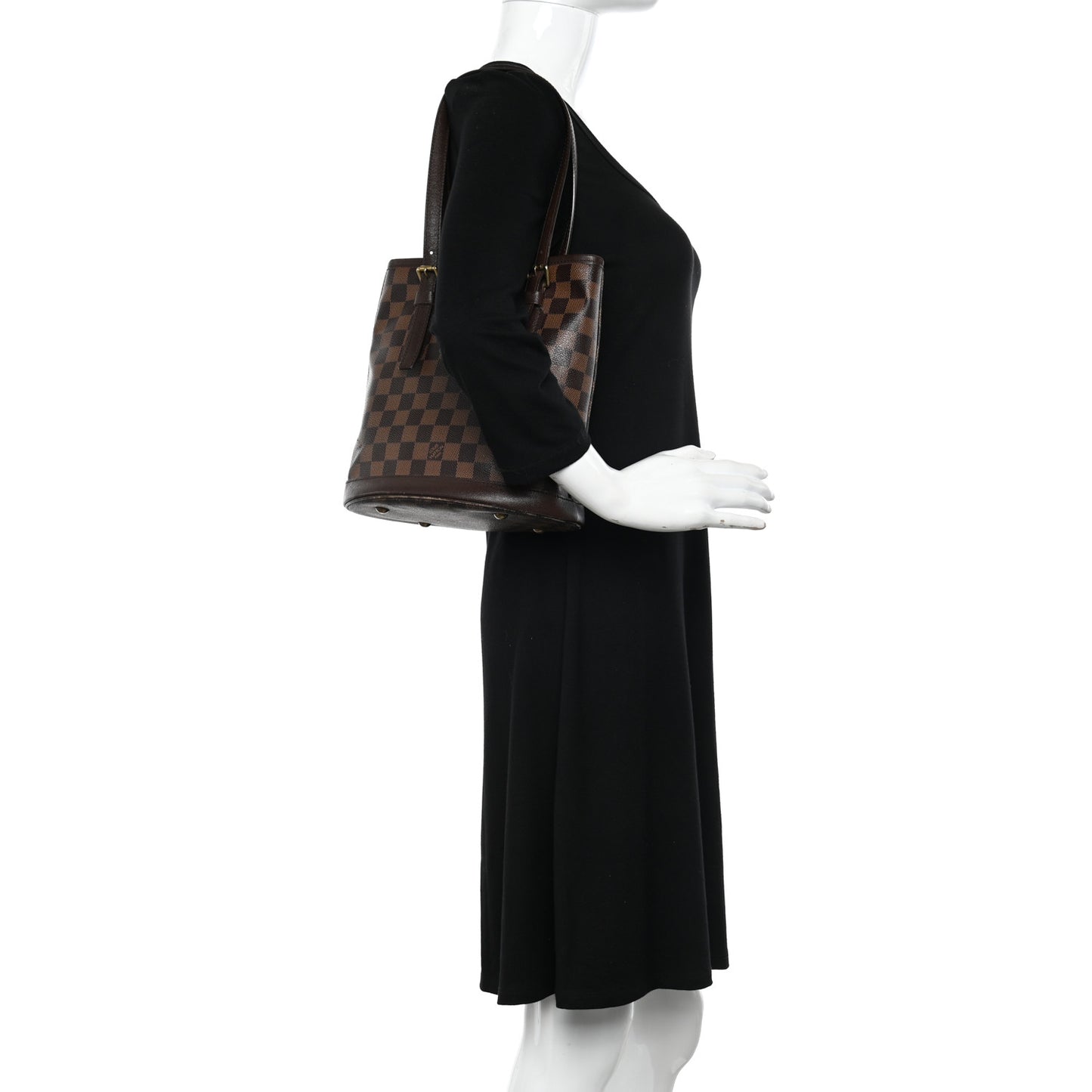 Damier Ebene Marais Bucket 23