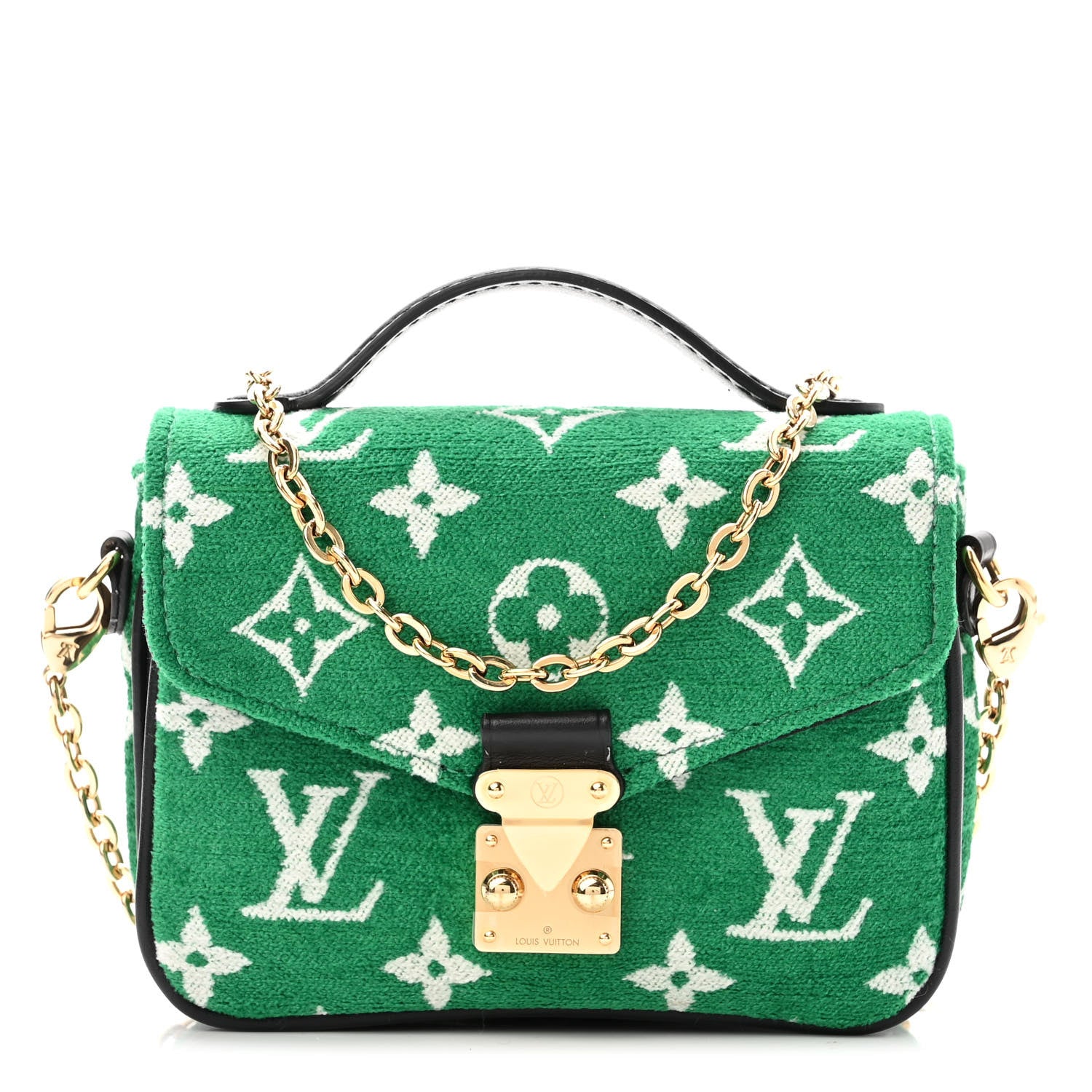 Louis Vuitton Monogram Jacquard Velvet Micro Metis Green 1 of 9