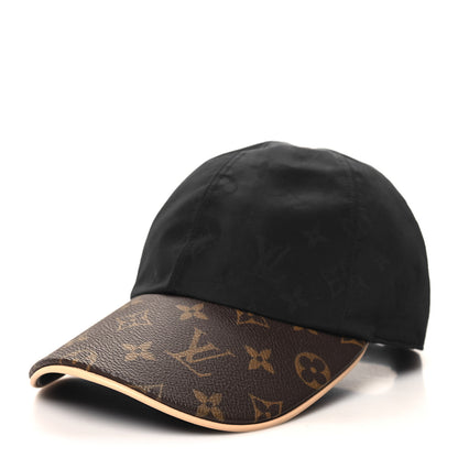 Louis Vuitton Polyester Silk Monogram LV Get Ready Cap M Black 1 of 9