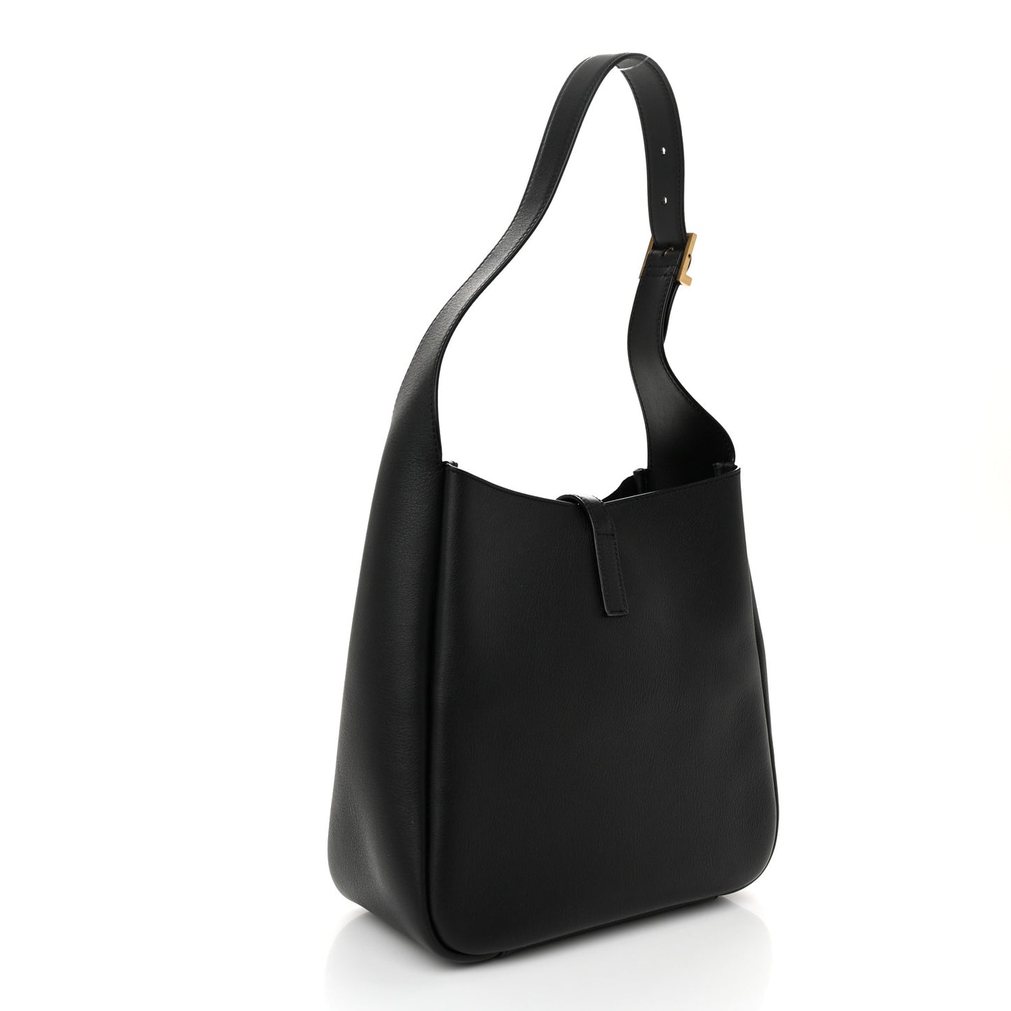 Smooth Calfskin Small Le 5 A 7 Soft Hobo Black