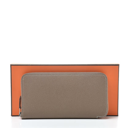 Hermes Epsom Silk'in Wallet Etoupe 10 of 10