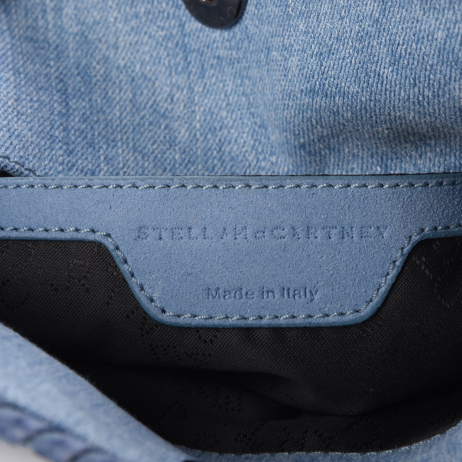 Stella McCartney Denim Mini Star Falabella Tote Blue 6 of 8