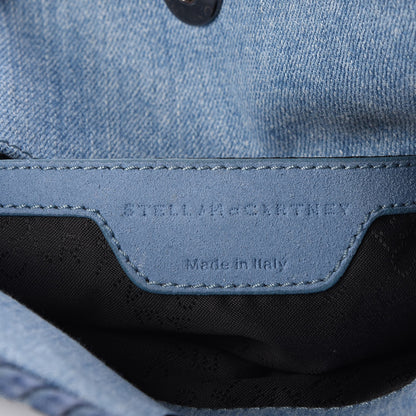 Stella McCartney Denim Mini Star Falabella Tote Blue 6 of 8