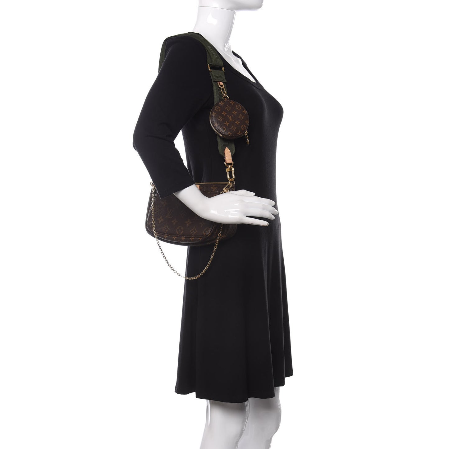 Monogram Multi Pochette Accessories Kaki