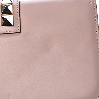 Valentino Garavani Vitello Medium Glam Lock Rockstud Flap Poudre 12 of 13