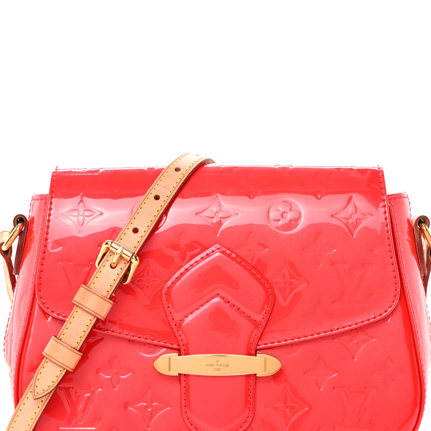 Louis Vuitton Vernis Bellflower GM Rouge Grenadine 12 of 17