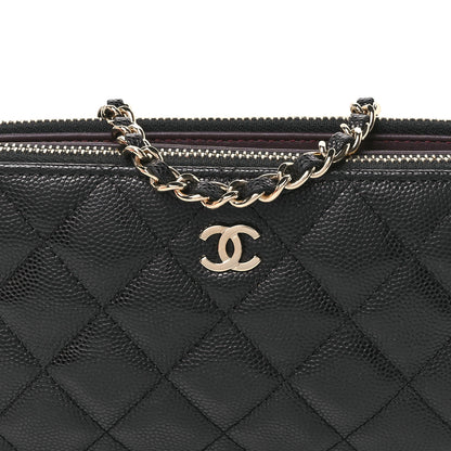 Chanel Caviar Quilted Small Clutch With Chain Black 9 of 11
