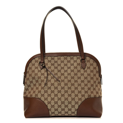 Gucci Monogram Medium Bree Shoulder Bag Beige Tabacco 1 of 4