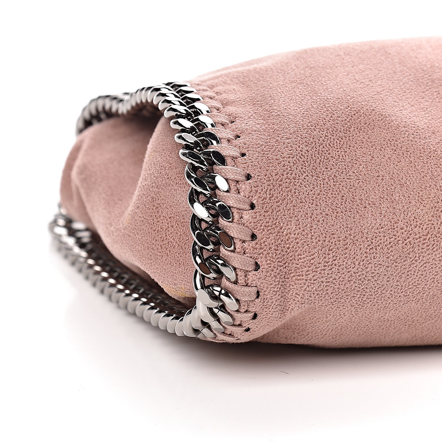 Stella McCartney Shaggy Deer Mini Falabella Fold Over Tote Pink 8 of 10