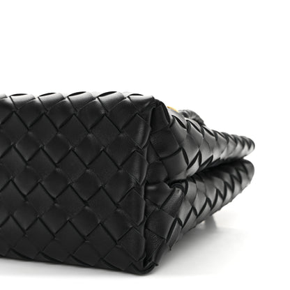 Bottega Veneta Nappa Intrecciato Small Andiamo Shoulder Bag Black 10 of 10