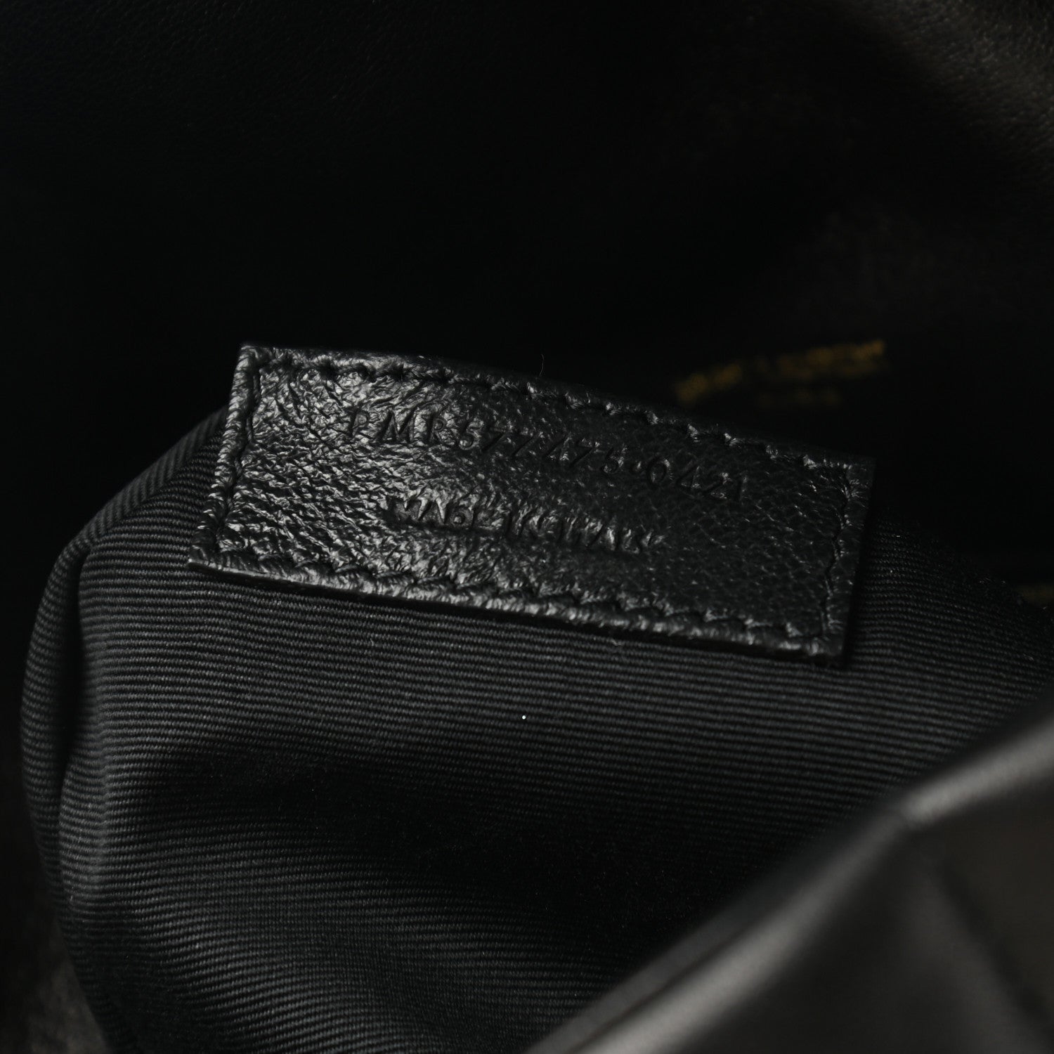 Saint Laurent Lambskin Quilted Medium Loulou Puffer Monogram Chain Satchel Black 9 of 11
