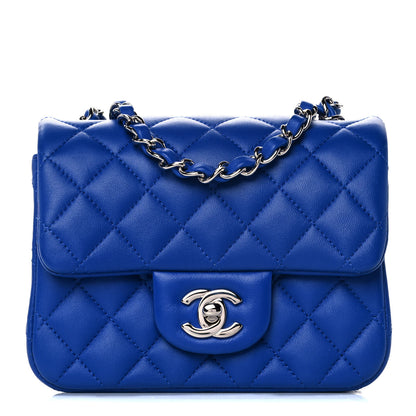Chanel Lambskin Quilted Mini Square Flap Royal Blue 1 of 10