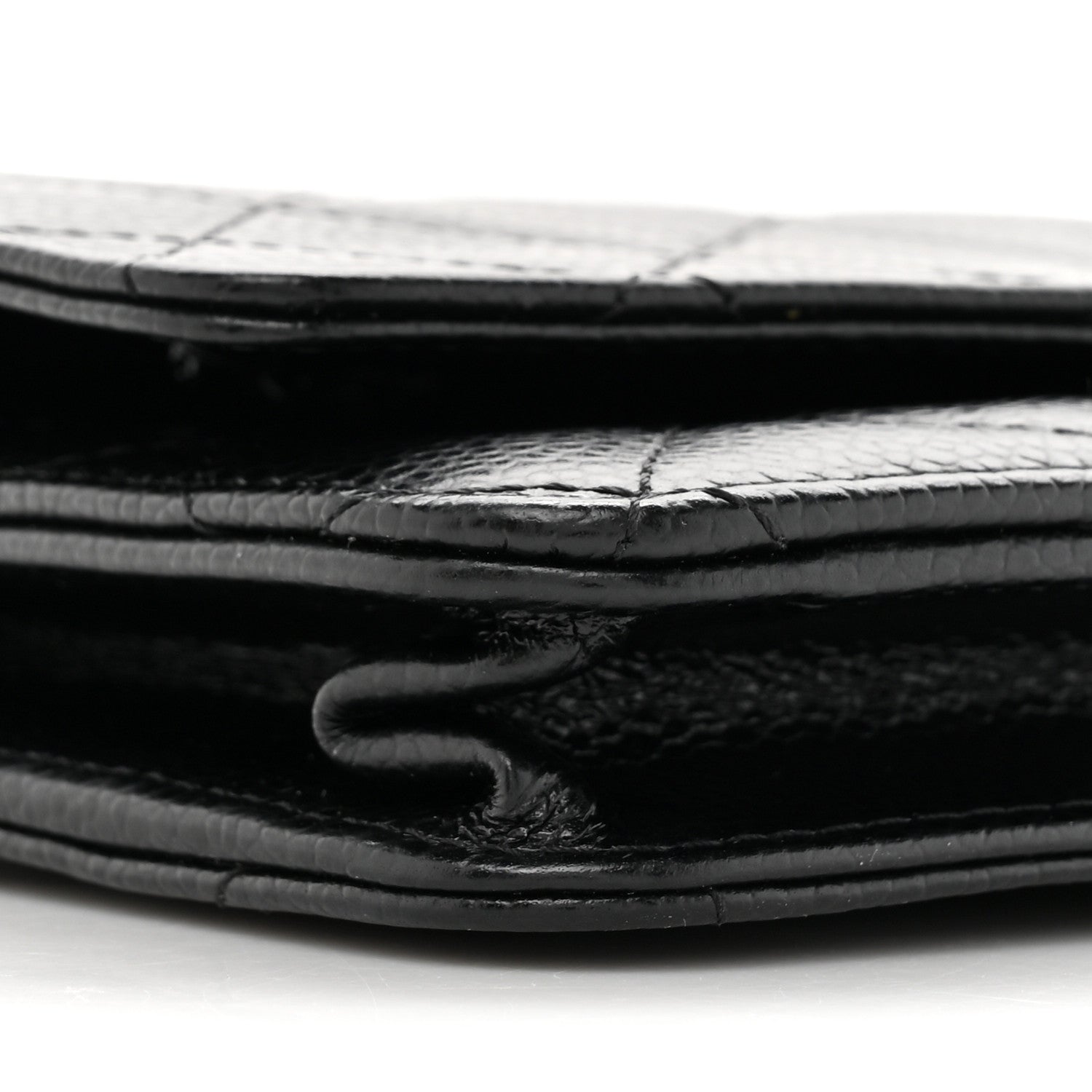 Chanel Caviar Quilted Wallet on Chain WOC Black 11 of 12