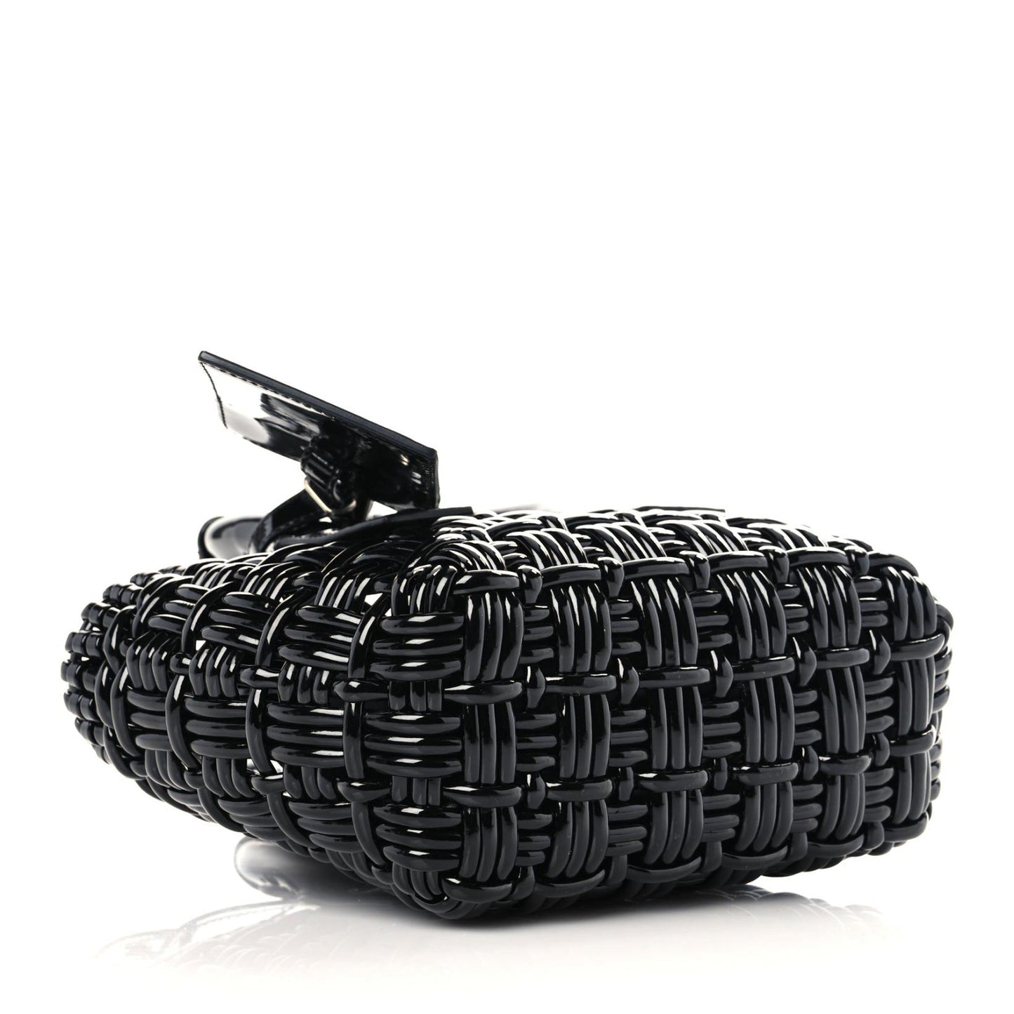 Faux Calfskin XXS Bistro Basket Black