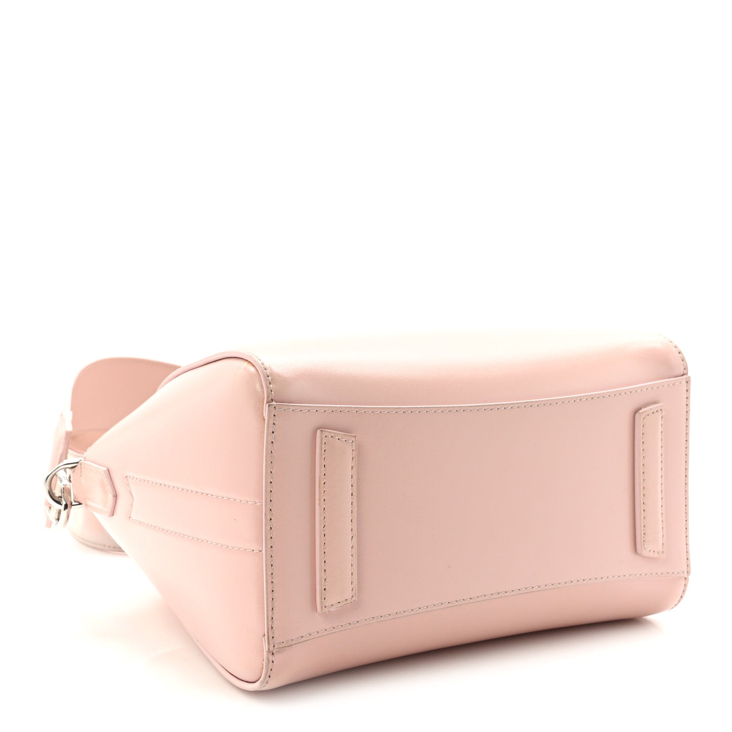Box Calfskin Mini Heart Antigona Top Handle Bag Blush Pink