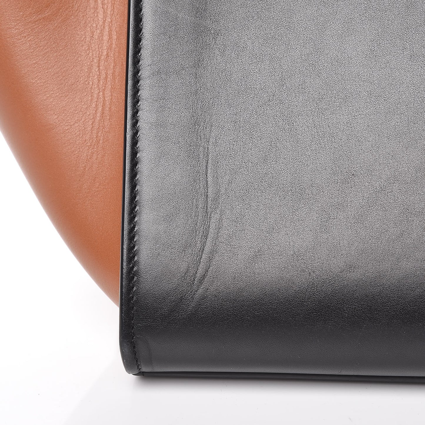 Satin Calfskin Small Tri-Color Trapeze Khaki