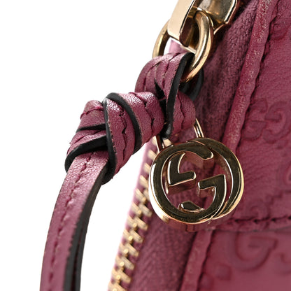 Gucci Guccissima Signature Microguccissima Bree Zip Around Wallet Purple 9 of 11