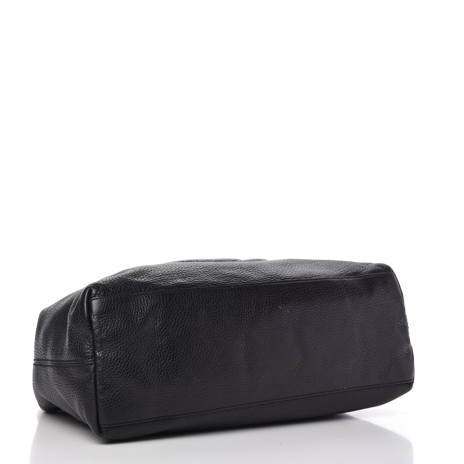 Gucci Pebbled Calfskin Medium Soho Chain Shoulder Bag Black 4 of 11