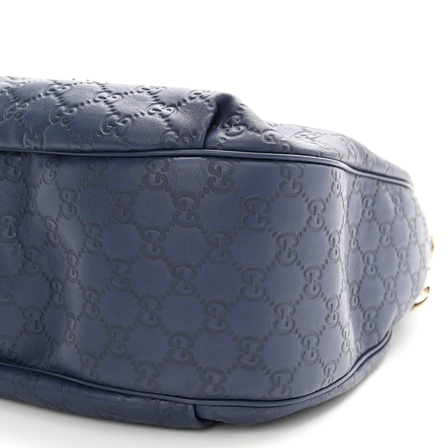 Guccissima Medium Emily Hobo Blue