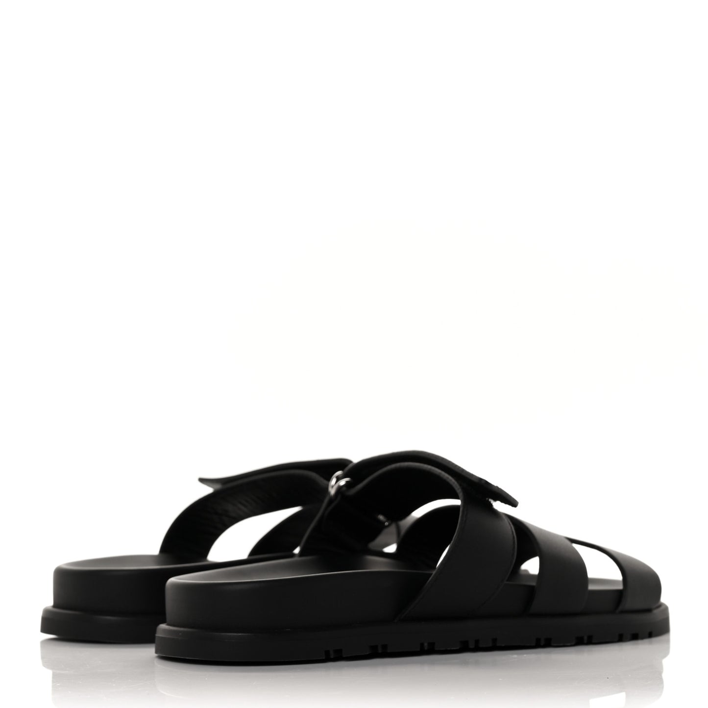 Calfskin Womens Chypre Sandals 38 Black