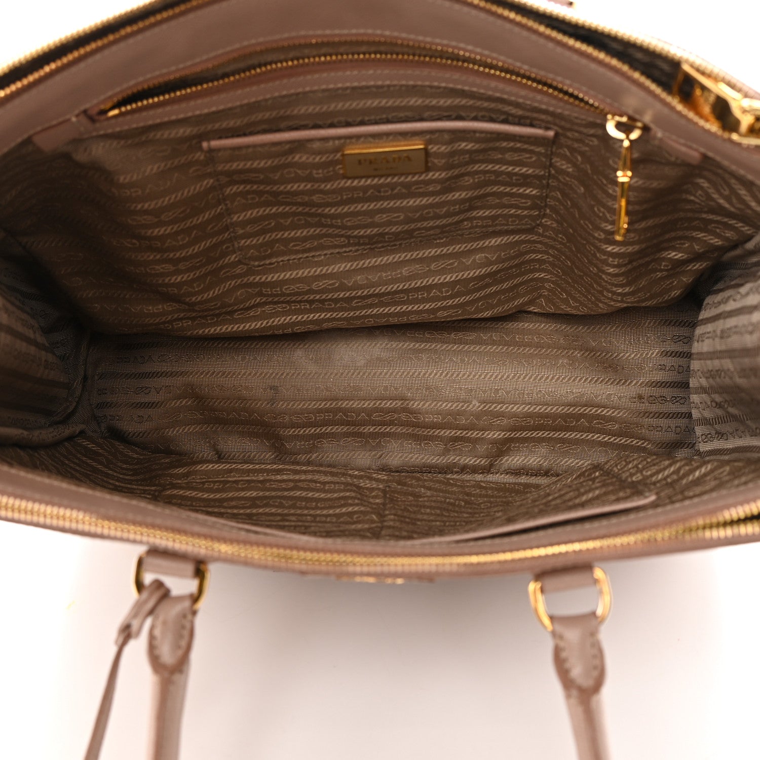 Prada Saffiano Large Galleria Double Zip Tote Cammeo 6 of 29
