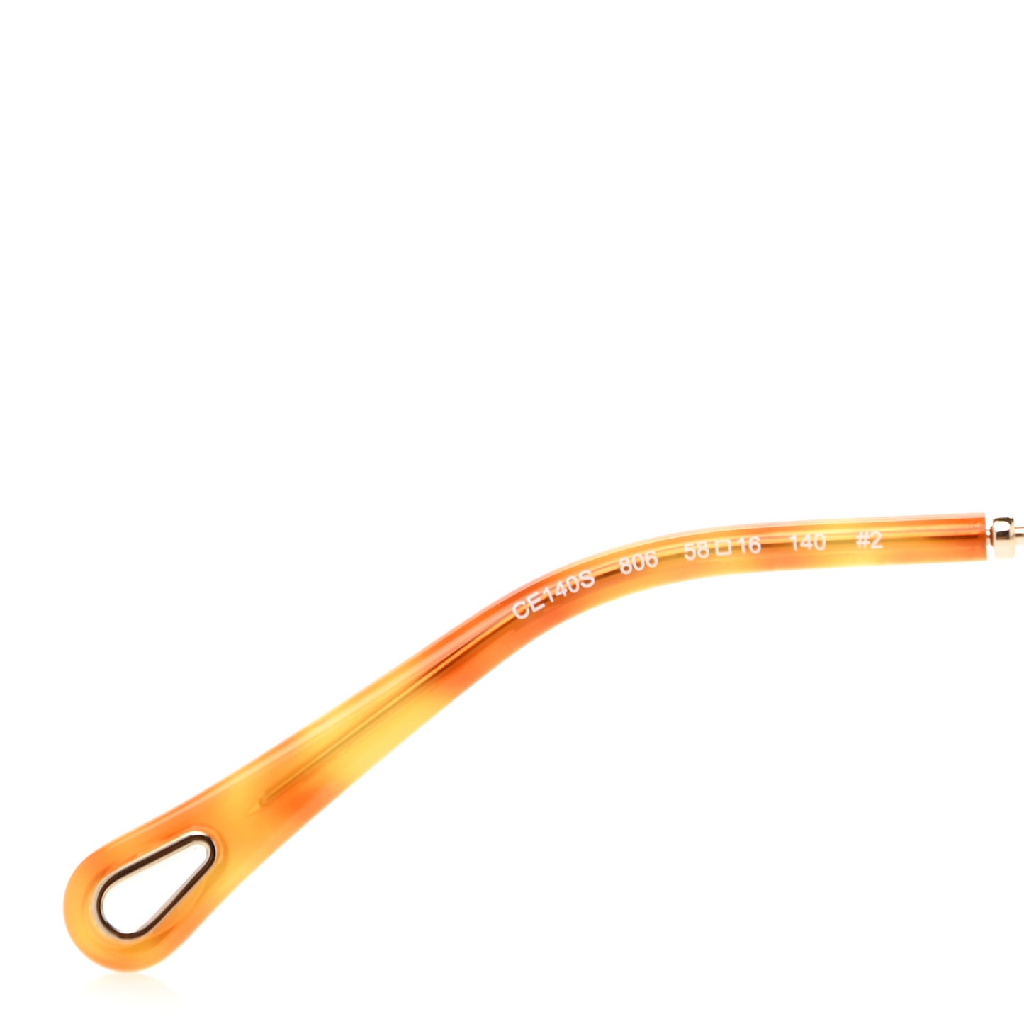 Square Aviator Sunglasses CE140S Gold
