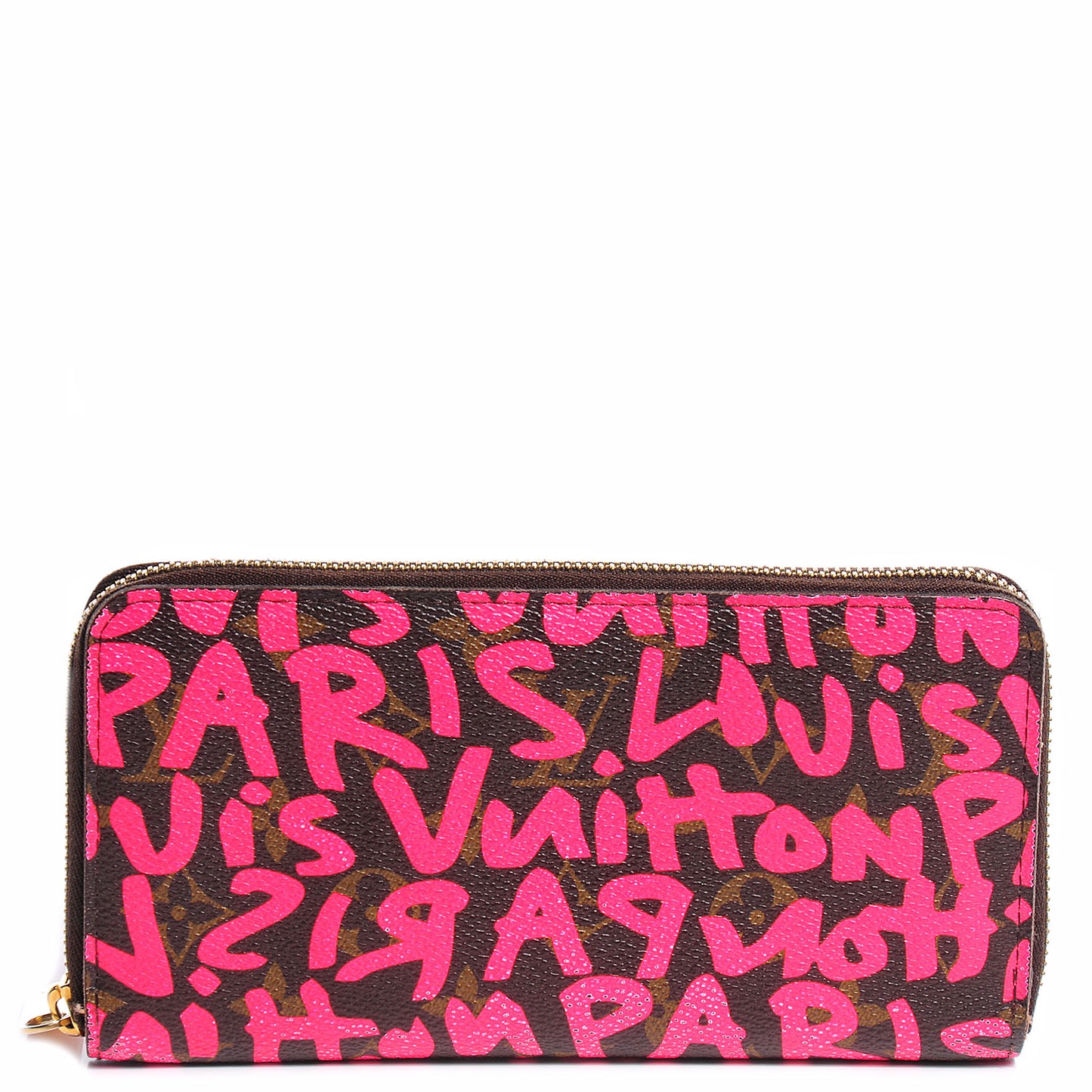 Monogram Graffiti Zippy Wallet Fuchsia