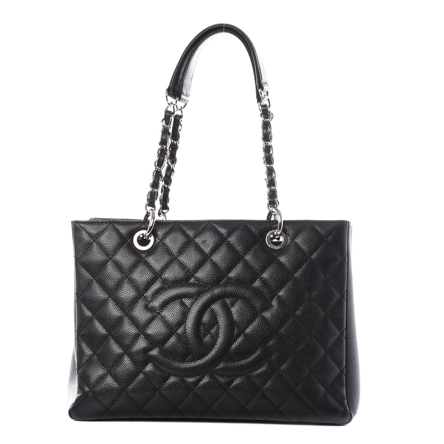 Chanel Caviar Quilted Grand Shopping Tote GST Black 1 of 10