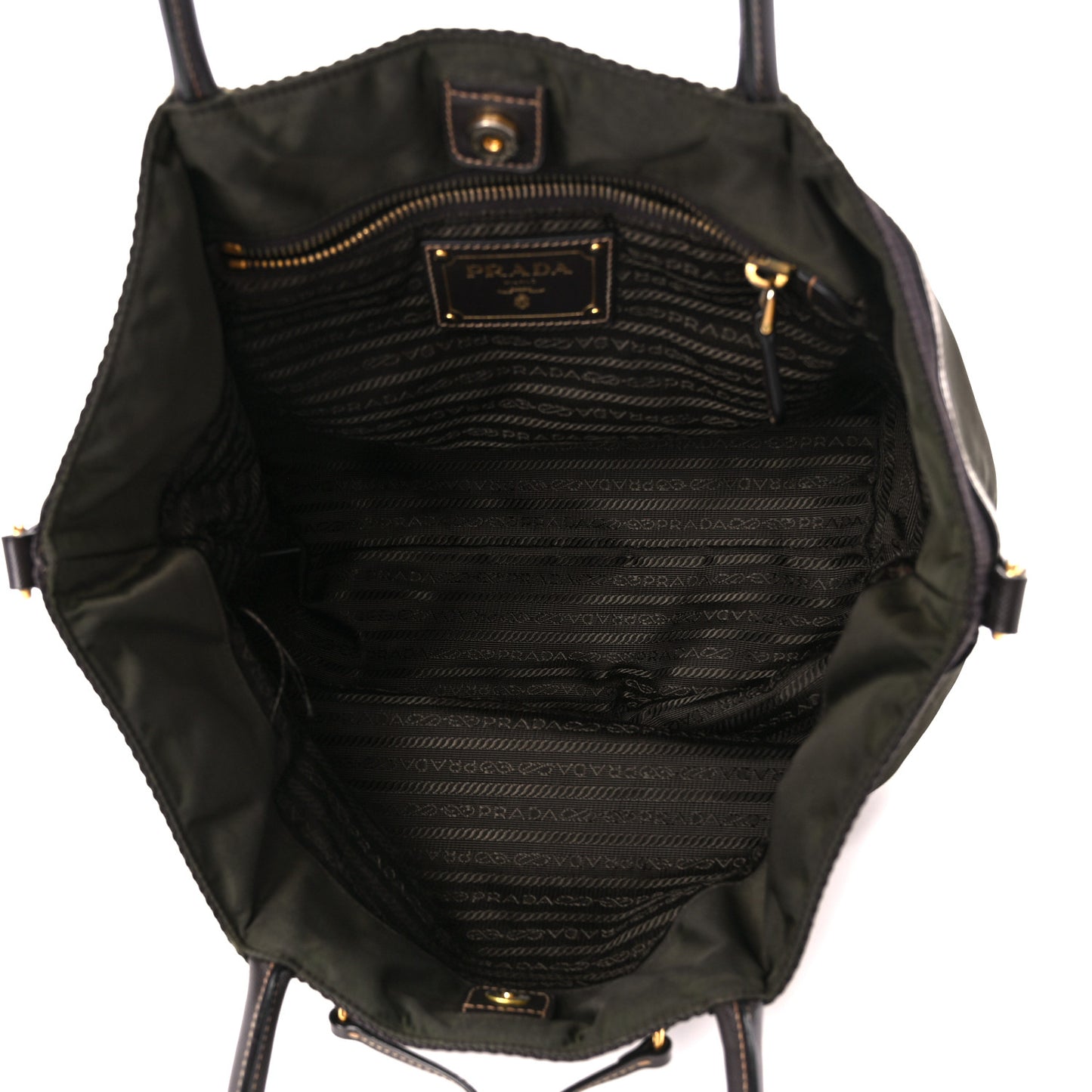 Nylon Jacquard Logo Tote Corda Militaire