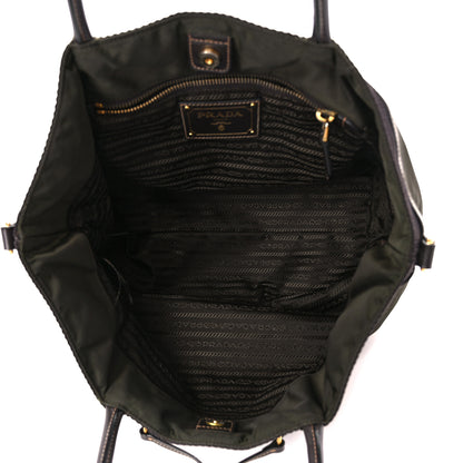 Prada Nylon Jacquard Logo Tote Corda Militaire 5 of 15