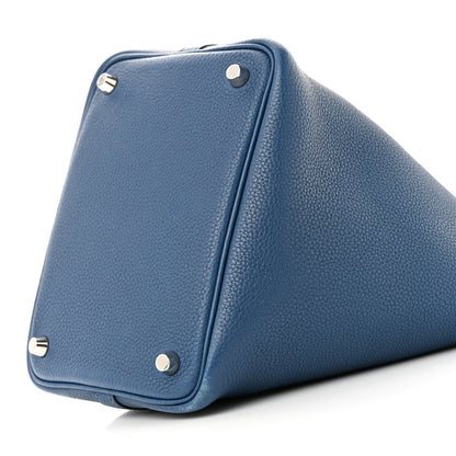 Hermes Taurillon Clemence Picotin Lock 18 PM Deep Bleu 10 of 12