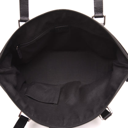 Gucci Denim Monogram Abbey Medium Tote Navy 5 of 9