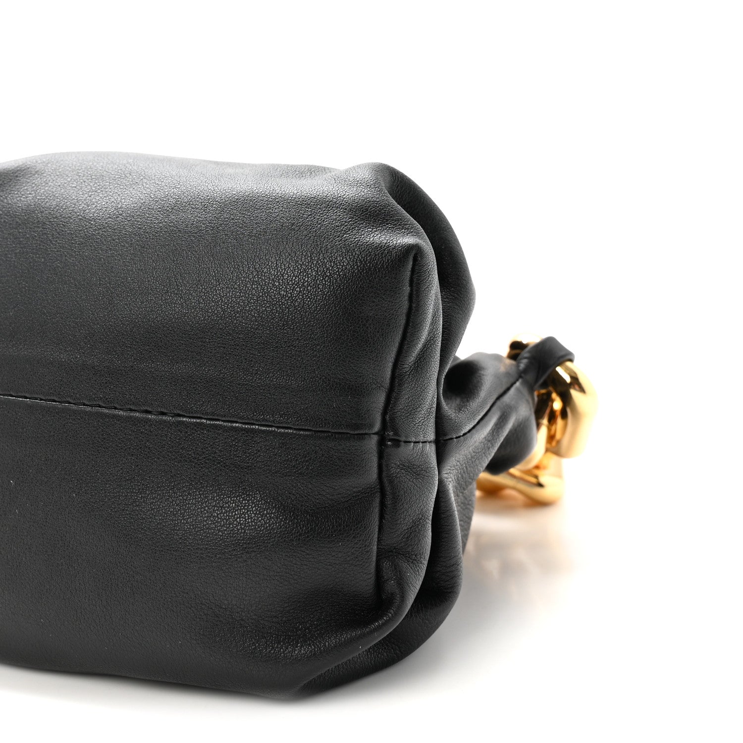 Bottega Veneta Calfskin The Pouch Chain Black 10 of 10