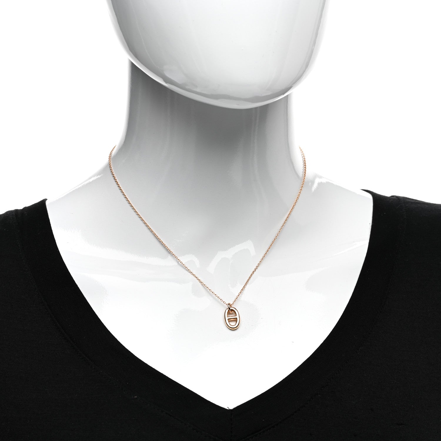 Hermes 18K Rose Gold PM Farandole Pendant Necklace 2 of 4