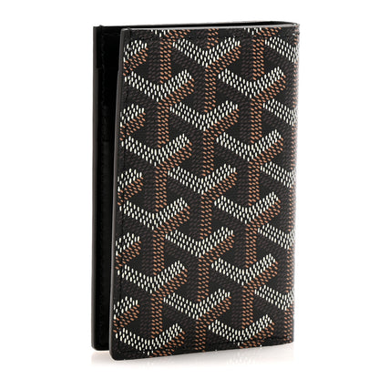 Goyard Goyardine Saint Pierre Card Holder Black 3 of 8