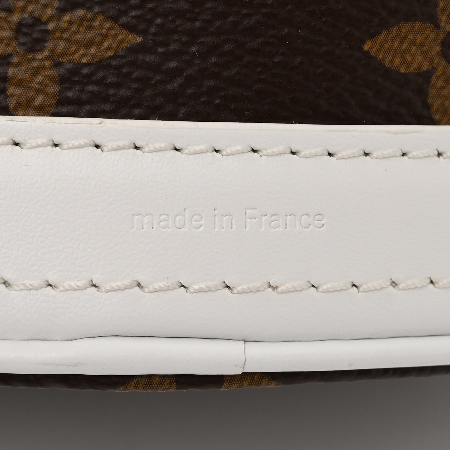 Monogram LV Match Nano Bucket Bag White