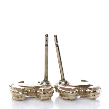 Chanel Crystal CC Earrings Silver 3 of 3