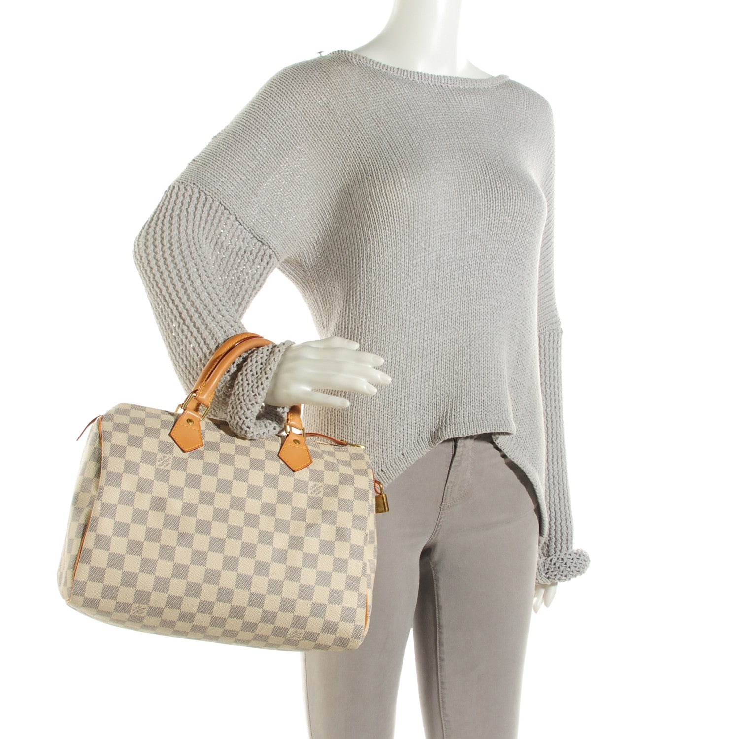 Louis Vuitton Damier Azur Speedy 30 2 of 7